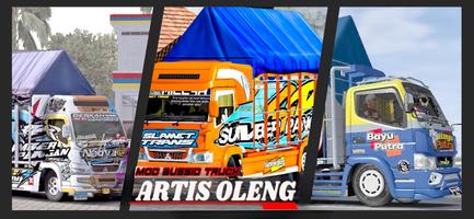 Mod Bussid Truk Oleng Artis Plakat