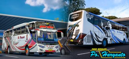 Mod Bussid PO Haryanto Basuri Affiche