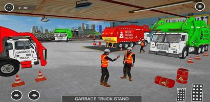 US Garbage Truck Simulation Game ảnh chụp màn hình 1