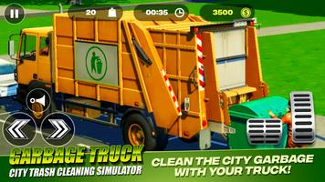 Garbage Truck - City Trash Cleaning Simulator imagem de tela 2