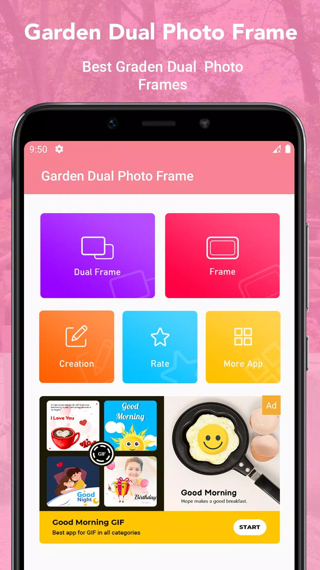 Скачать Садовые Двойные Фоторамки APK Для Android