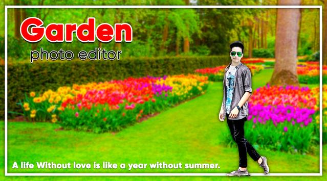 Garden Photo Editer 2020 poster