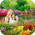 Garden photo frame : Decorate