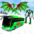Flying Dragon Robot Car Transform Bus Robot Jeux icône