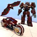 Flying Bat Robot Bike Transform war Robot Games