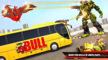 Ultimate Bus Robot Car Angry Bat Robot Games poster