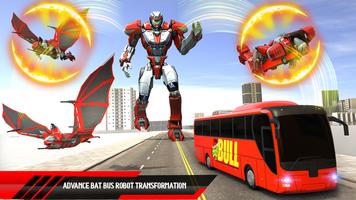 Ultimate Bus Robot Car Angry Bat Robot Games screenshot 3