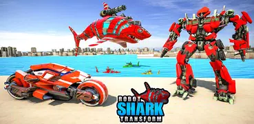Hungry Shark Multi Robot Car Transform Robot Games