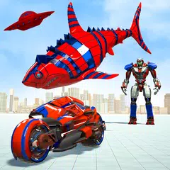 Hungry Shark Multi Robot Car Transform Robot Games XAPK download