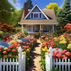 Beautiful Garden HD Wallpaper أيقونة