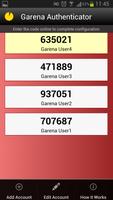 Garena Authenticator تصوير الشاشة 2