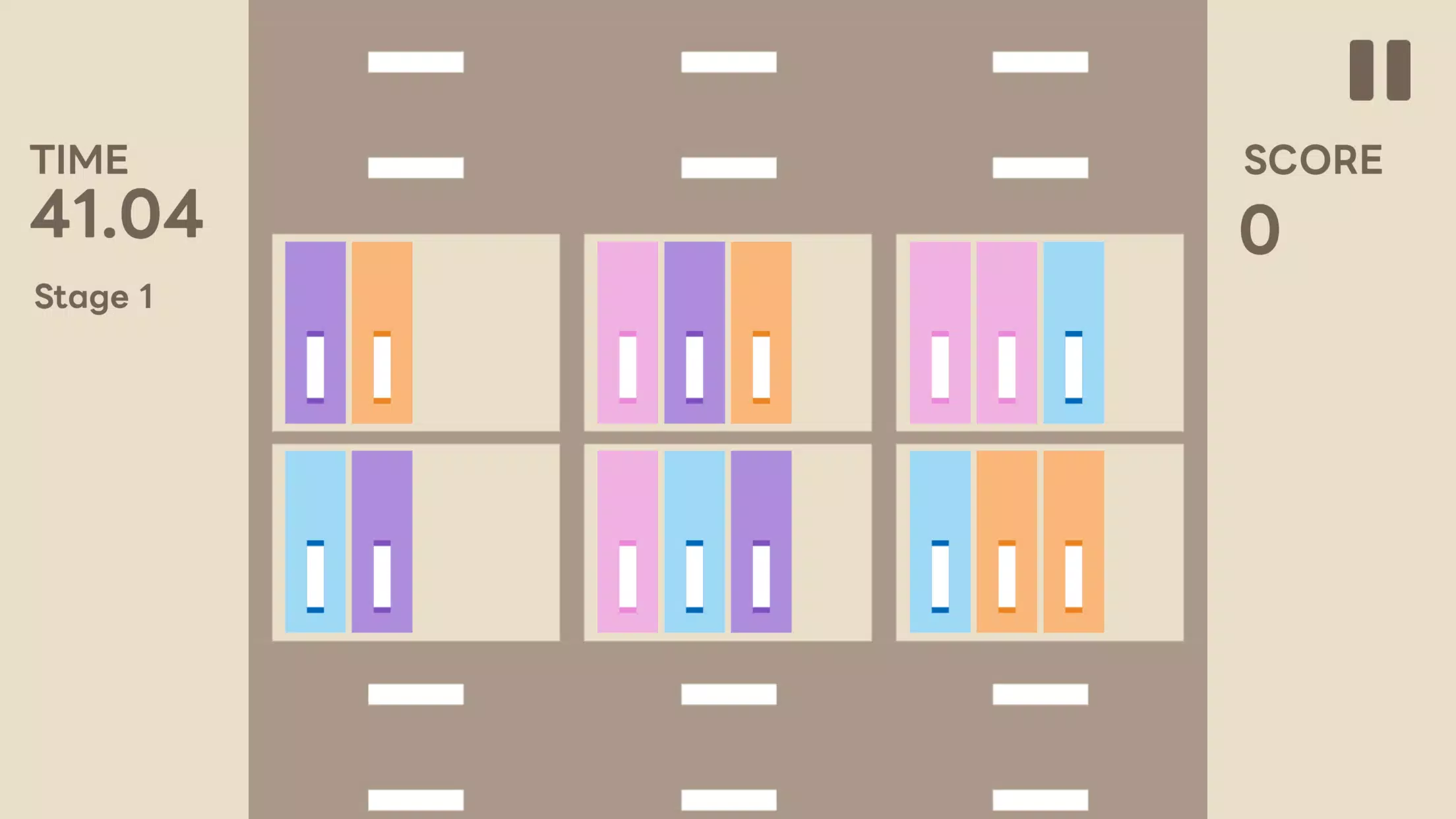 ファイル棚ソートゲーム