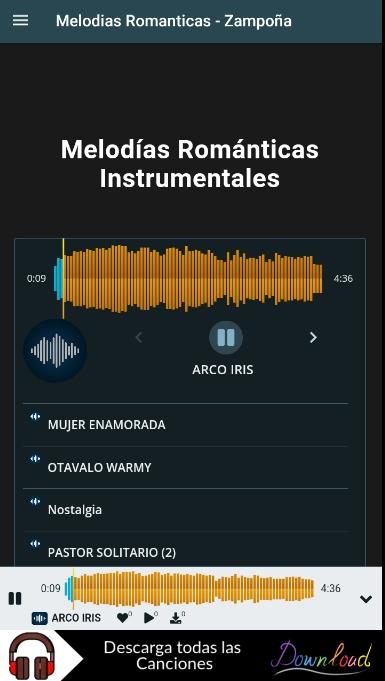 Descarga de APK de Música Instrumental Romántica - Zampoña para Android