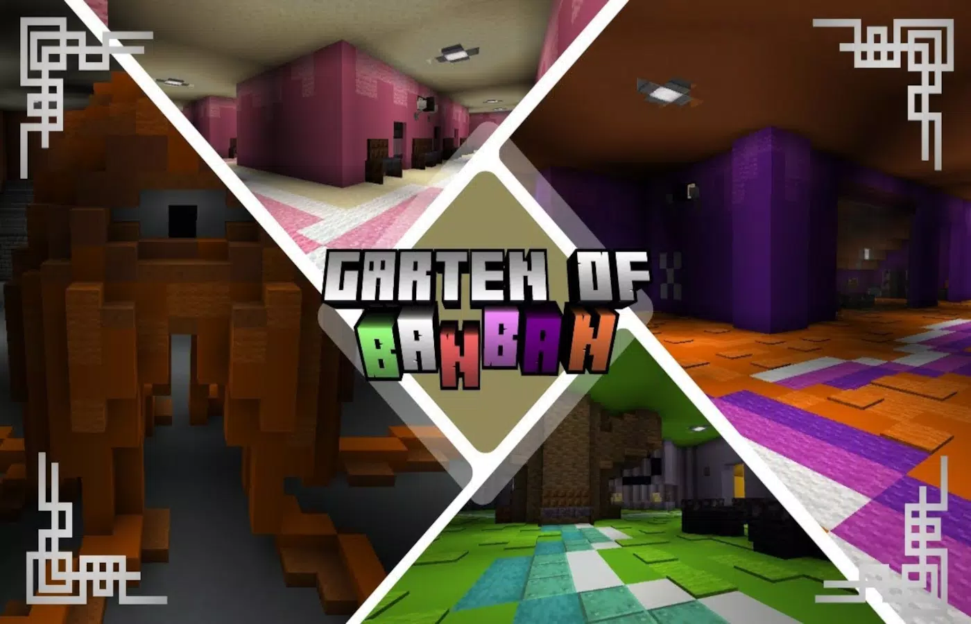 Garten of Banban Chapters 3 Addon Maps Minecraft Bedrock