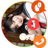 Girl Fake Video Call - Chat simgesi