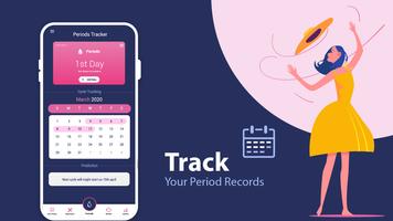 Period Tracker - Ovulation App, Birth Control постер