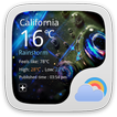 Glittering Star Weather Widget