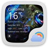 Glittering Star Weather Widget icon