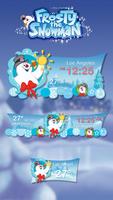 Snowman Theme GO Weather EX poster