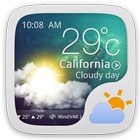 Outside GO Weather Widget ícone