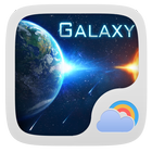 Galaxy Theme GO Weather EX ikon