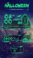 Halloween Theme GO Weather EX captura de pantalla 1