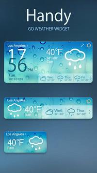 Handy GO Weather Widget Theme 截图 1