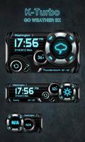 K-Turbo Weather Widget Theme Affiche