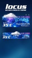 LOCUS THEME GO WEATHER EX screenshot 1