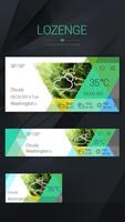 LOZENGE THEME GO WEATHER EX imagem de tela 1