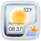 GO Weather EX Theme White biểu tượng
