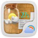 Bottle Free Theme GO Weather APK