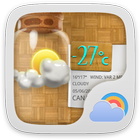 Bottle Free Theme GO Weather ícone