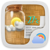 Bottle Free Theme GO Weather ícone
