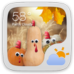 Happy Turkey Day GO Weather EX