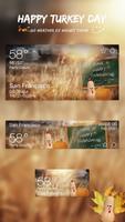 Happy Turkey Day GO Weather EX poster