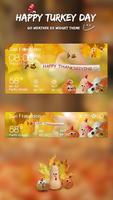 Happy Turkey Day GO Weather EX screenshot 1