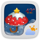 Christmas Theme GOWeatherEX icon