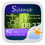 SILENCE THEME GO WEATHER EX icon
