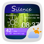 SILENCE THEME GO WEATHER EX icon