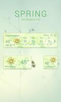 SPRING THEME GO WEATHER EX ภาพหน้าจอ 1