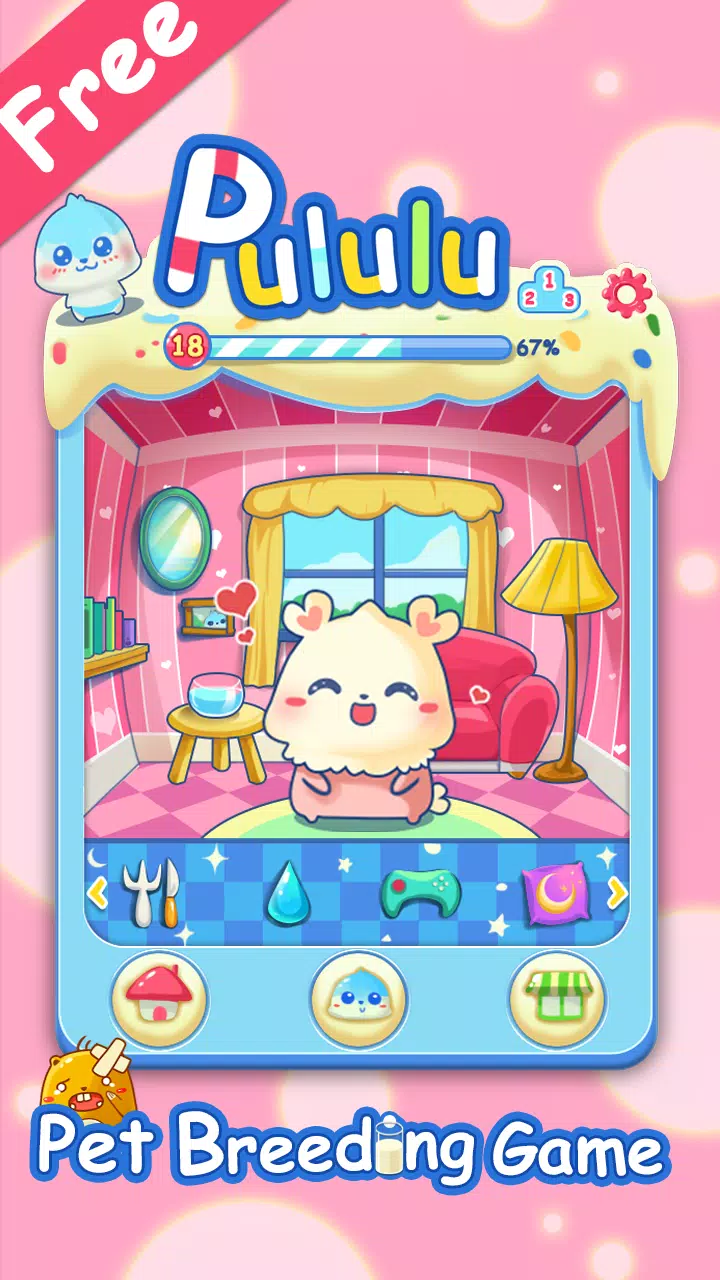 Cute Pet Pululu - Tamagotchi & Virtual Pet Game APK for Android