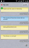 GO Note Widget Screenshot 2