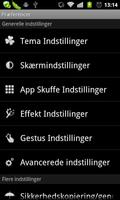 GO LauncherEX Danish language Screenshot 1