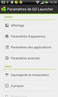 GO LauncherEX French language imagem de tela 1