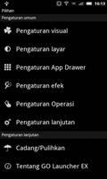 GO LauncherEX Indonesia langua captura de pantalla 1