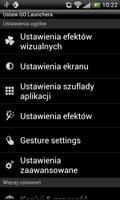 GO LauncherEX Polish language скриншот 1