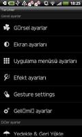 GO Launcher  Turkish language Ekran Görüntüsü 1