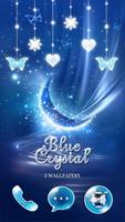 Blue Crystal Go Launcher Theme الملصق