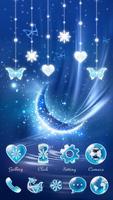 Blue Crystal Go Launcher Theme 스크린샷 1